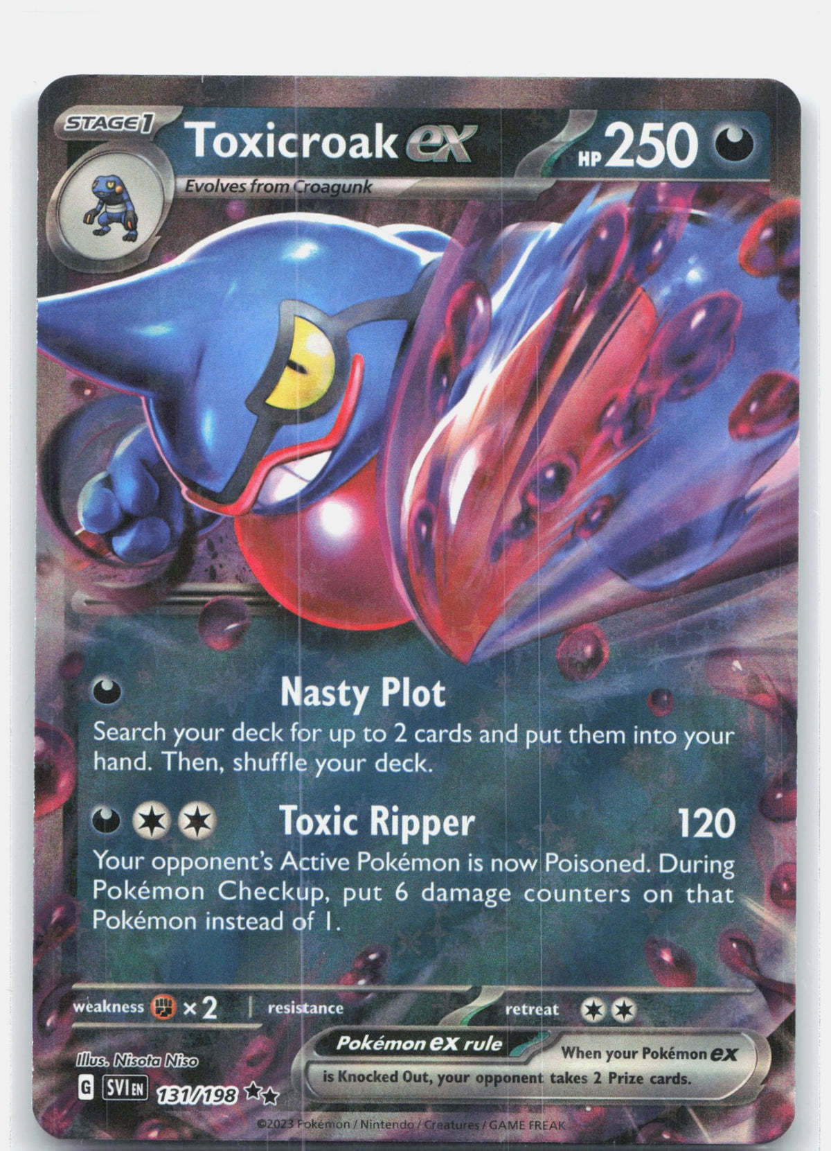 Toxicroak ex - 131/198
