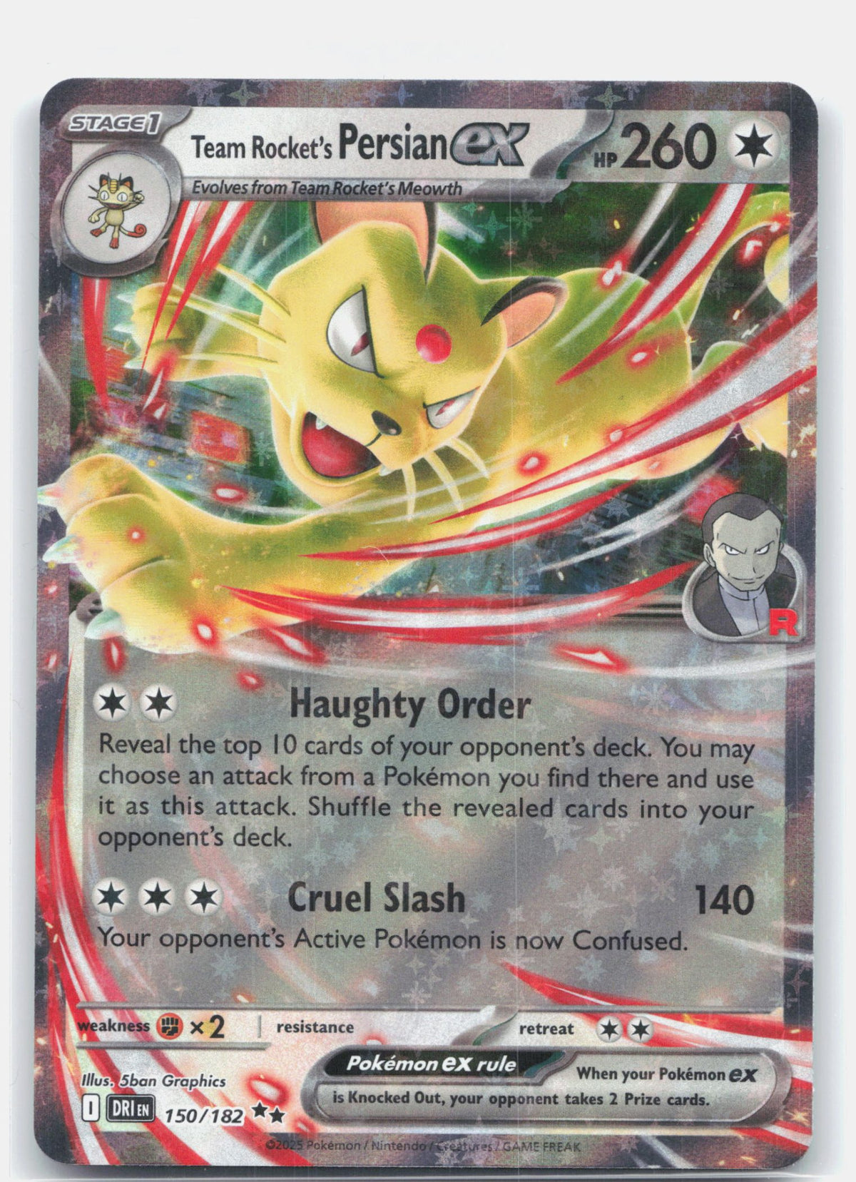 Team Rocket's Persian ex - 150/182