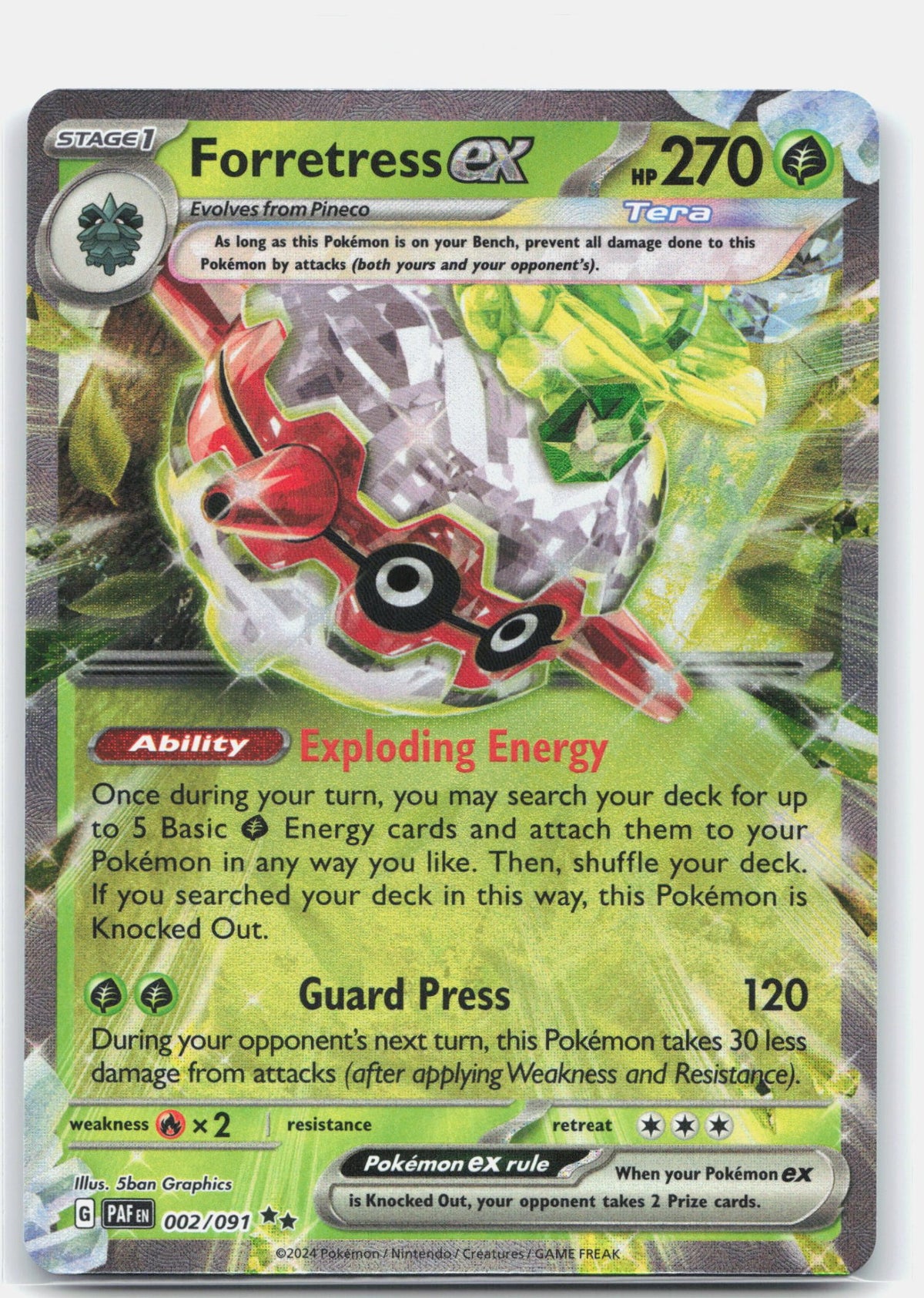 Forretress ex - 002/091