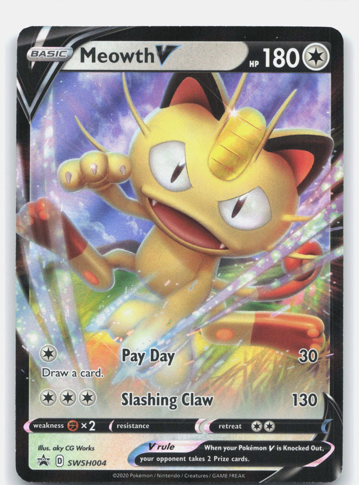Meowth V - SWSH004