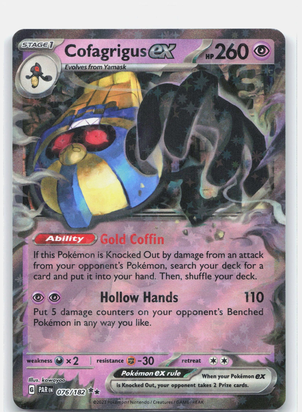 Cofagrigus ex
