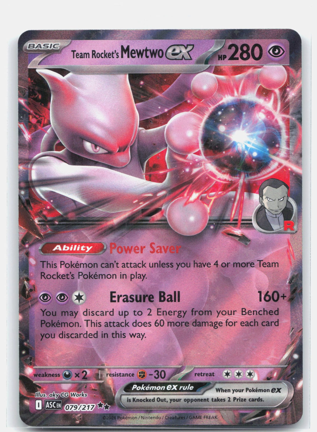 Team Rocket's Mewtwo ex - 079/217