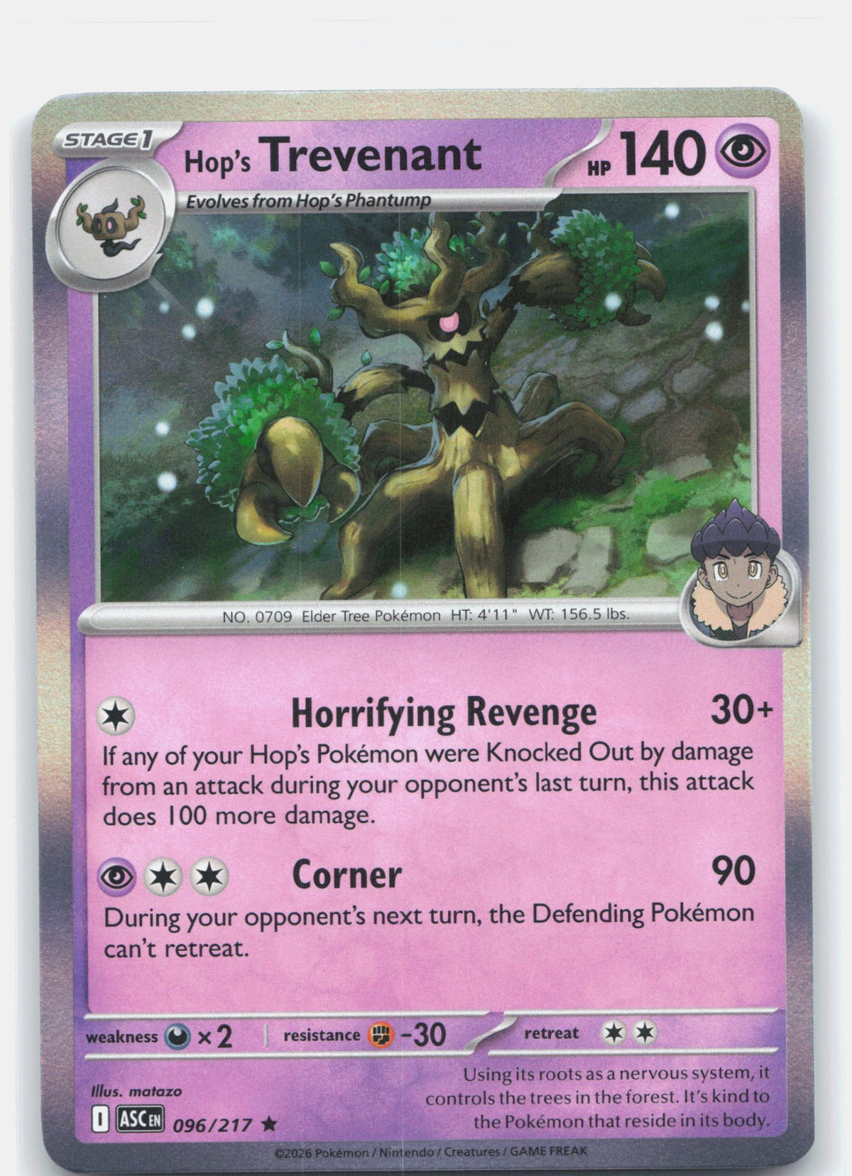 Hop's Trevenant - 096/217