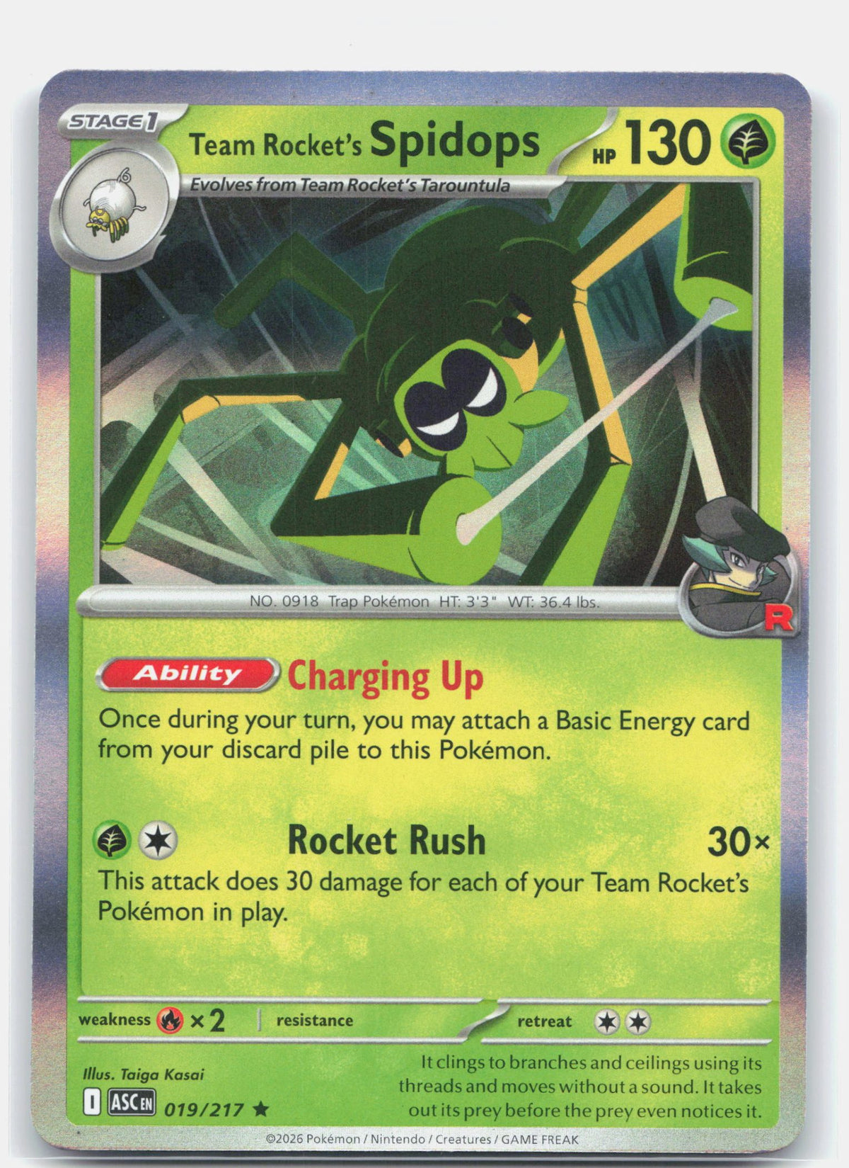 Team Rocket's Spidops
