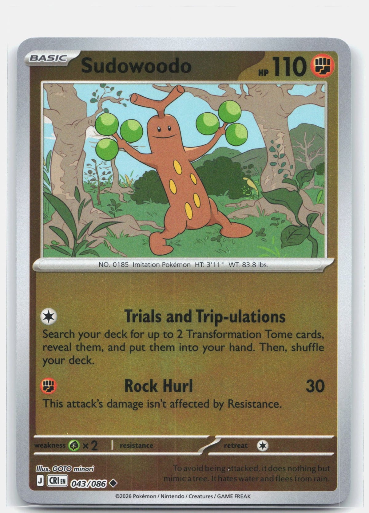 Sudowoodo