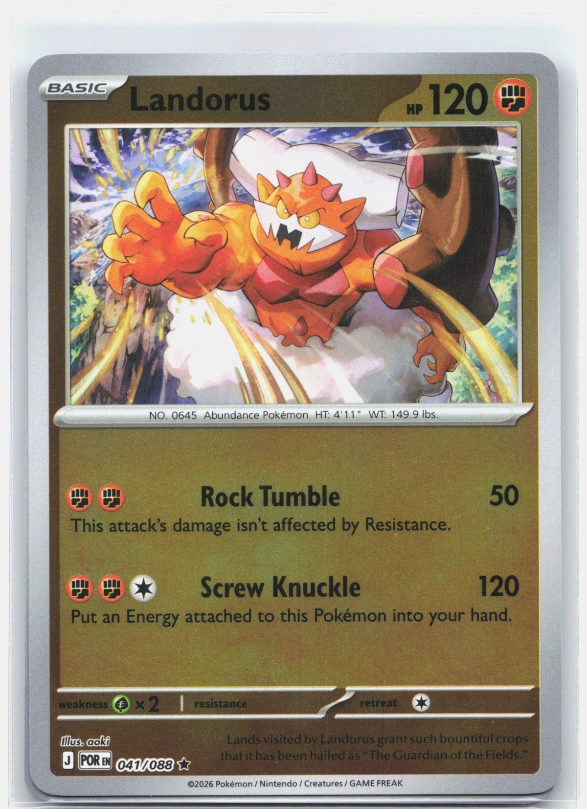 Landorus 041 - ME03: Perfect Order - Reverse Holofoil