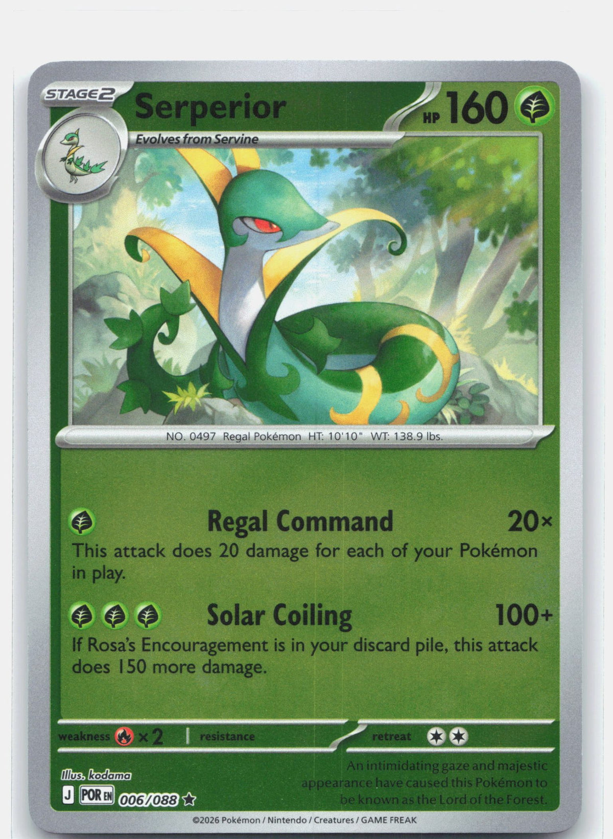 Serperior 006 - ME03: Perfect Order - Reverse Holofoil