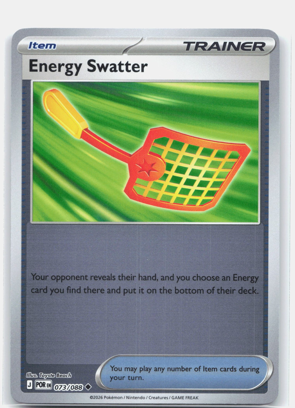 Energy Swatter 073 - ME03: Perfect Order - Reverse Holofoil