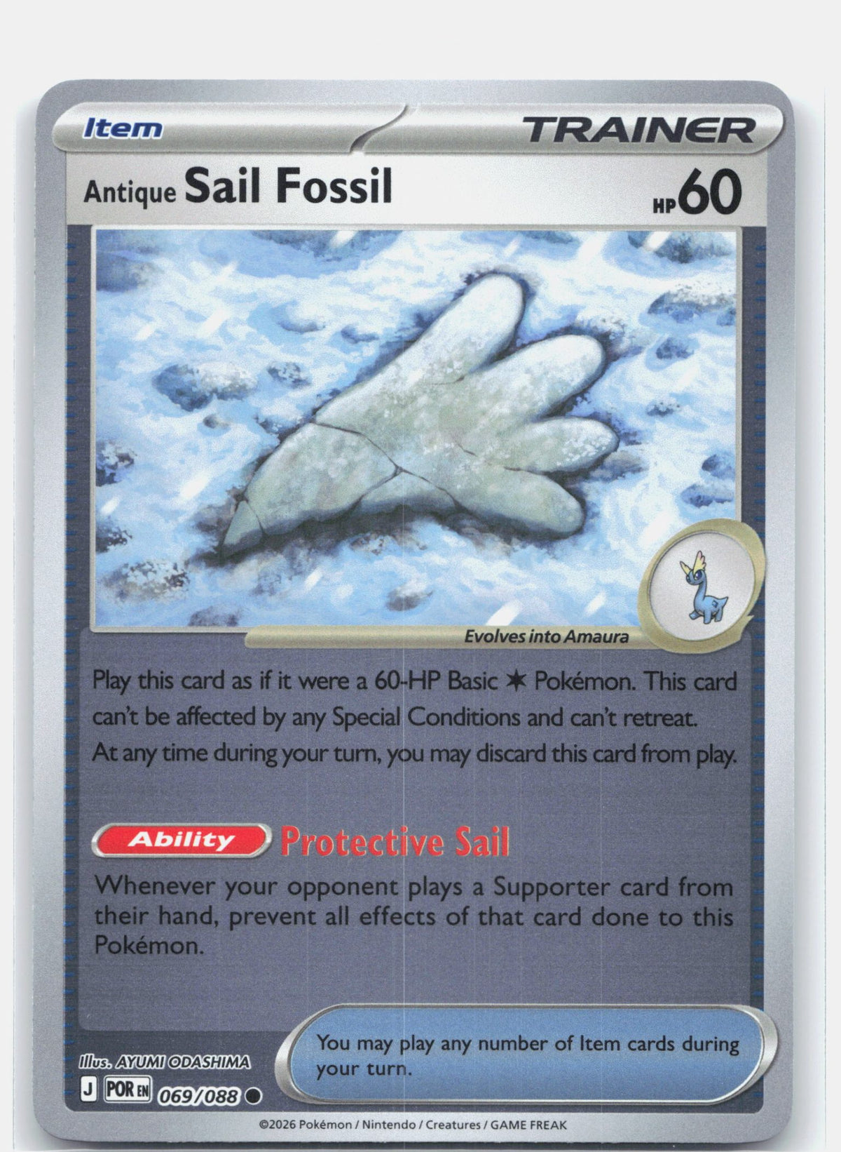 Antique Sail Fossil
