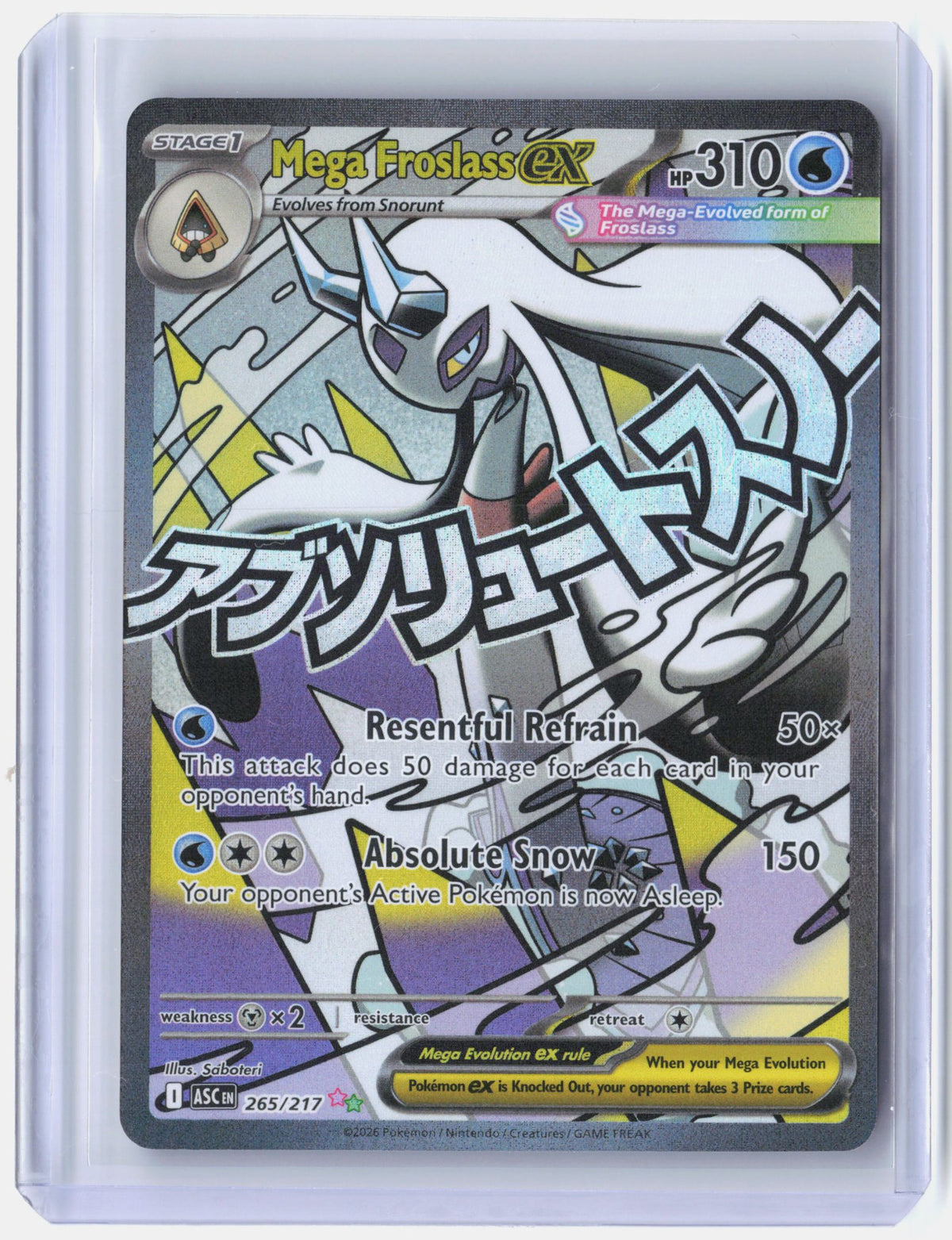 Mega Froslass ex - 265/217