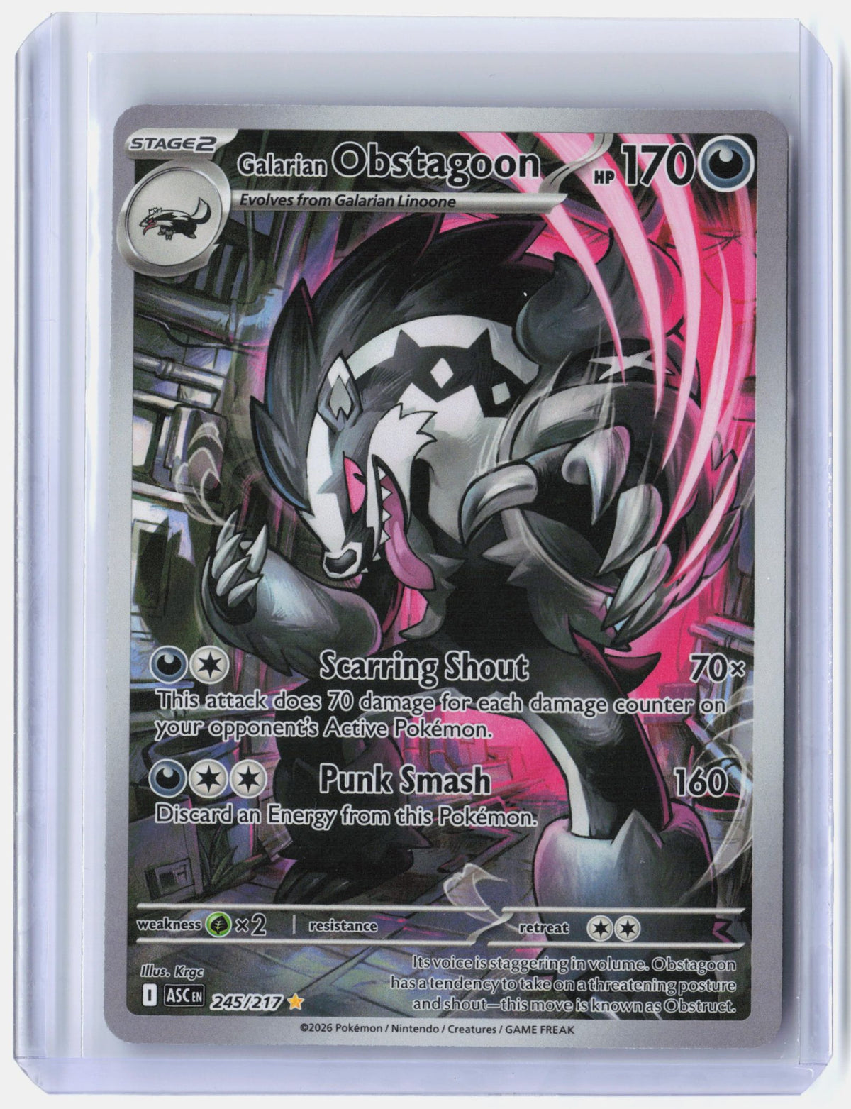 Galarian Obstagoon - 245/217