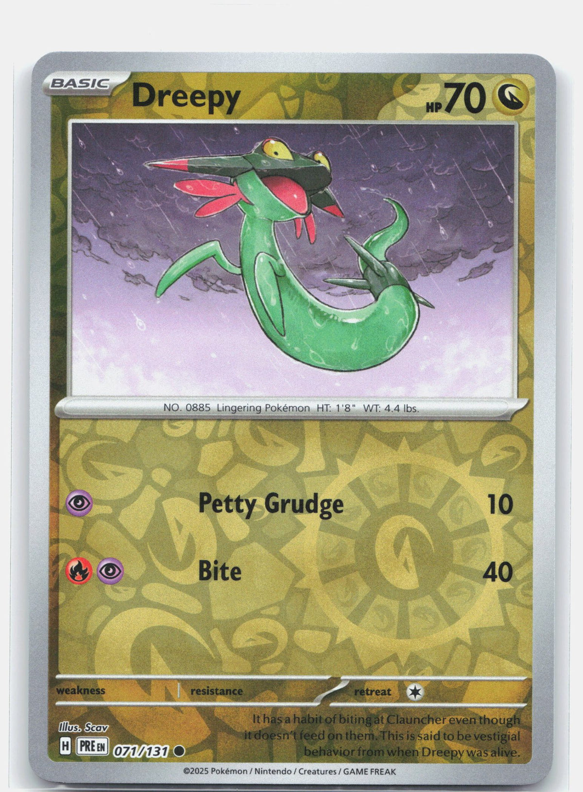 Dreepy 071 - SV: Prismatic Evolutions - Reverse Holofoil