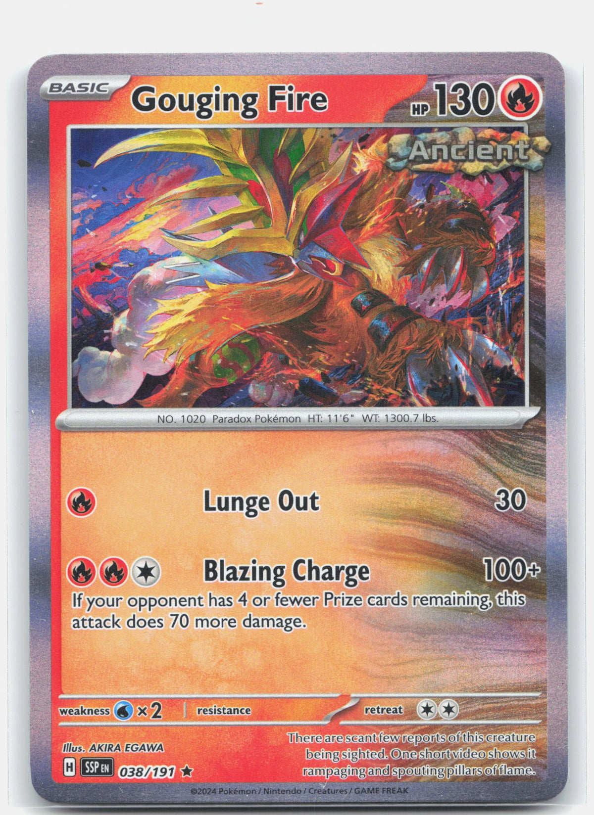 Gouging Fire