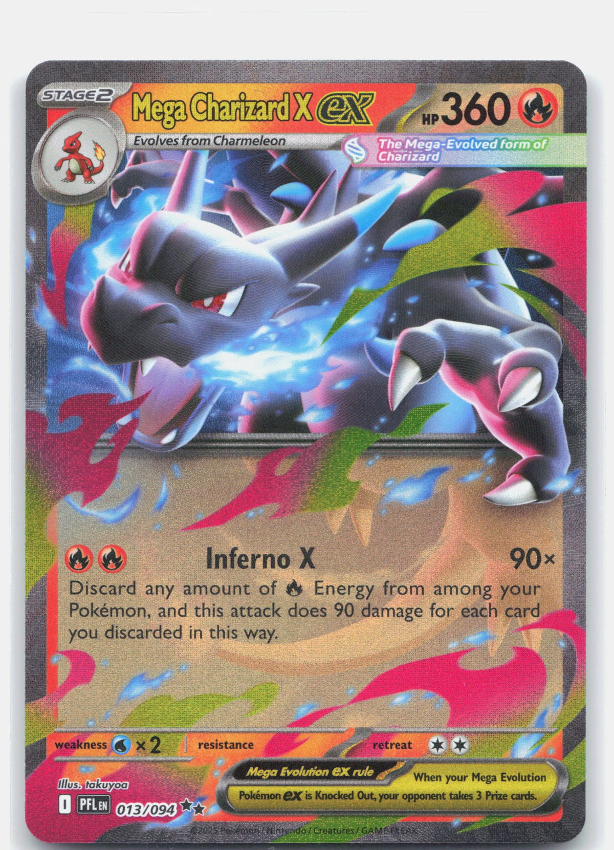 Mega Charizard X ex - 013/094