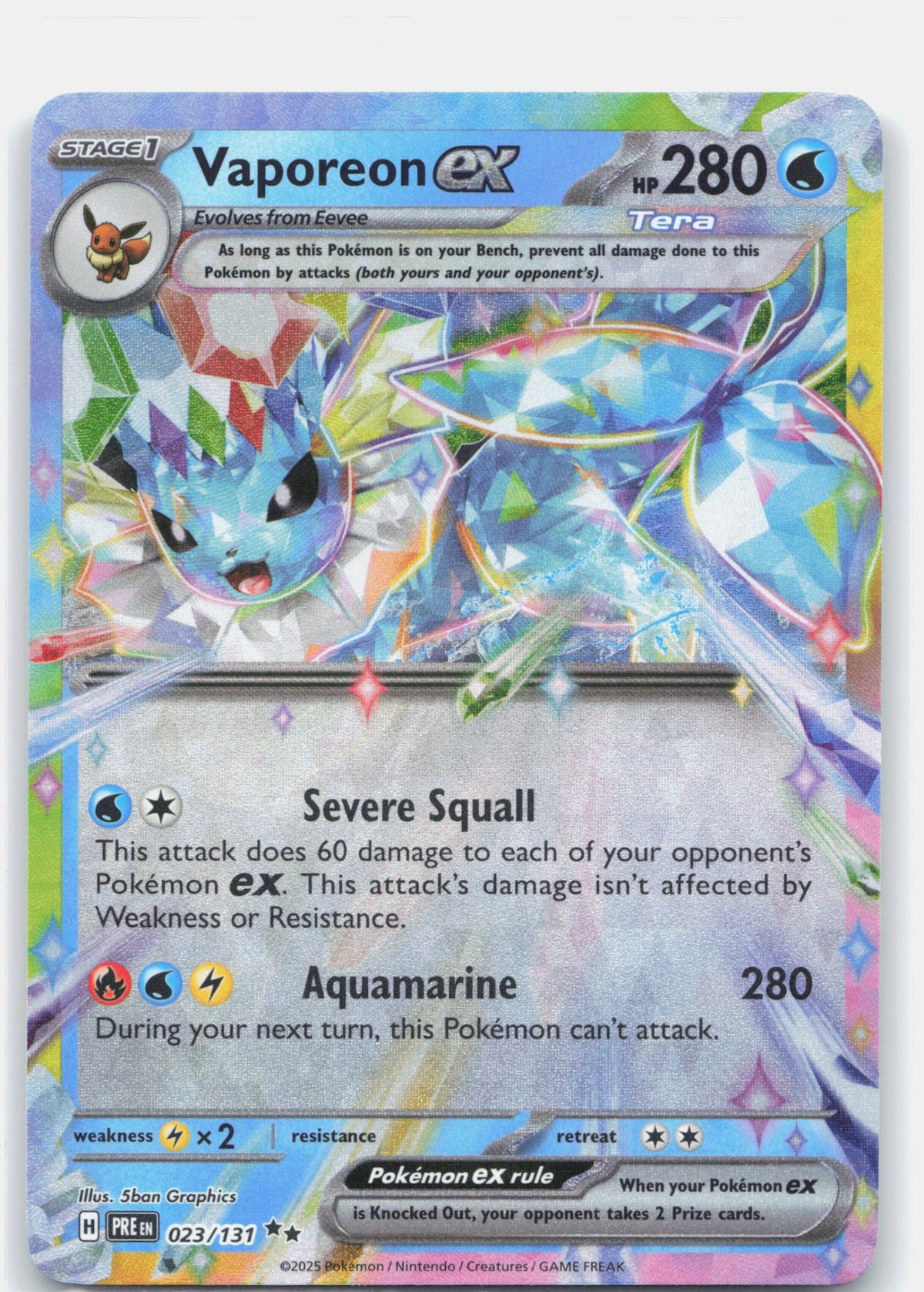 Vaporeon ex - 023/131