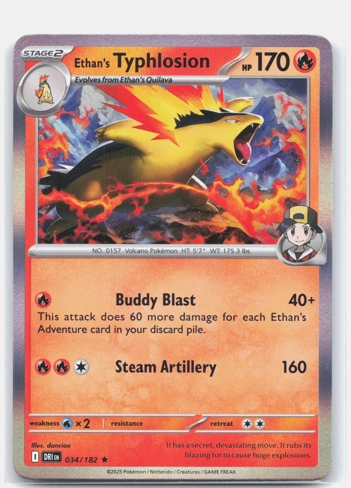 Ethan's Typhlosion | Near Mint