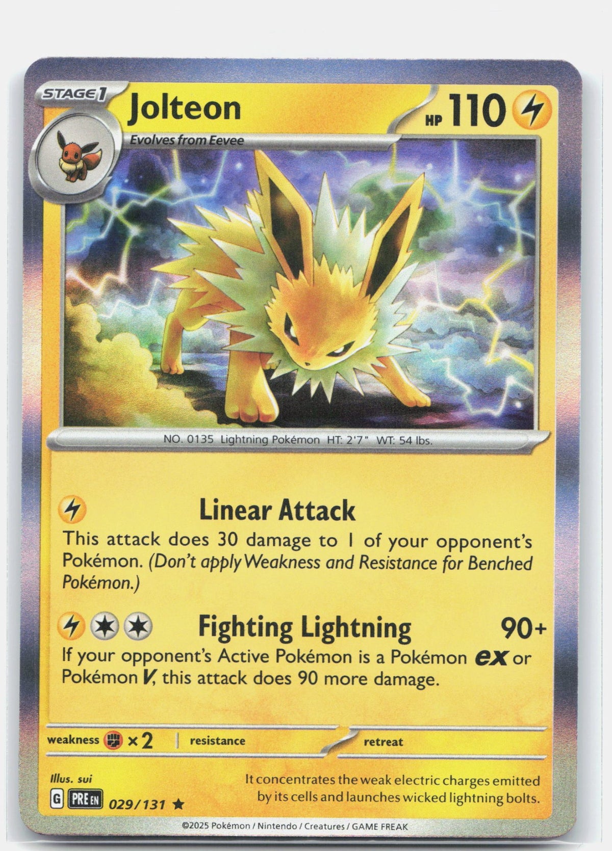 Jolteon 029 - SV: Prismatic Evolutions - Holofoil
