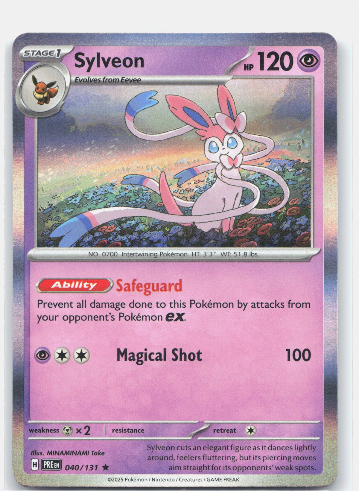 Sylveon 040 - SV: Prismatic Evolutions - Holofoil