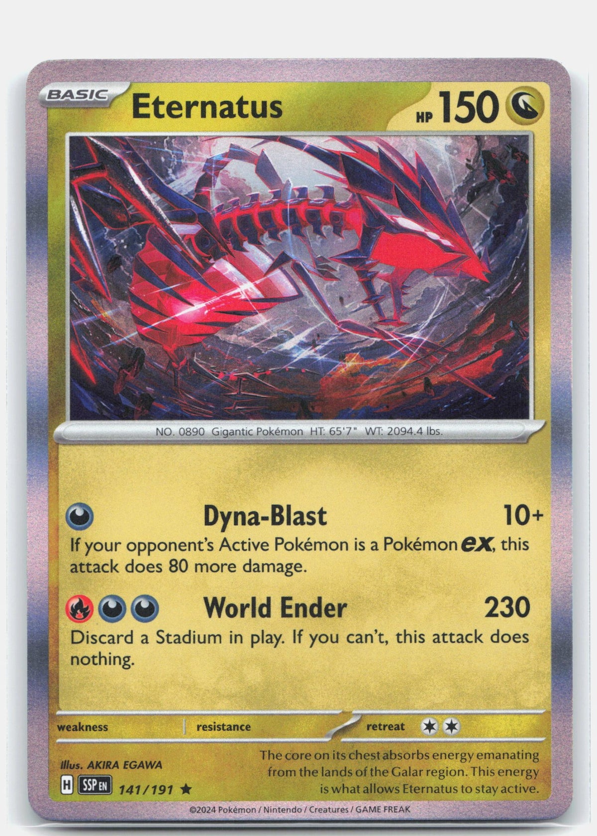 Eternatus 141 - SV08: Surging Sparks - Holofoil