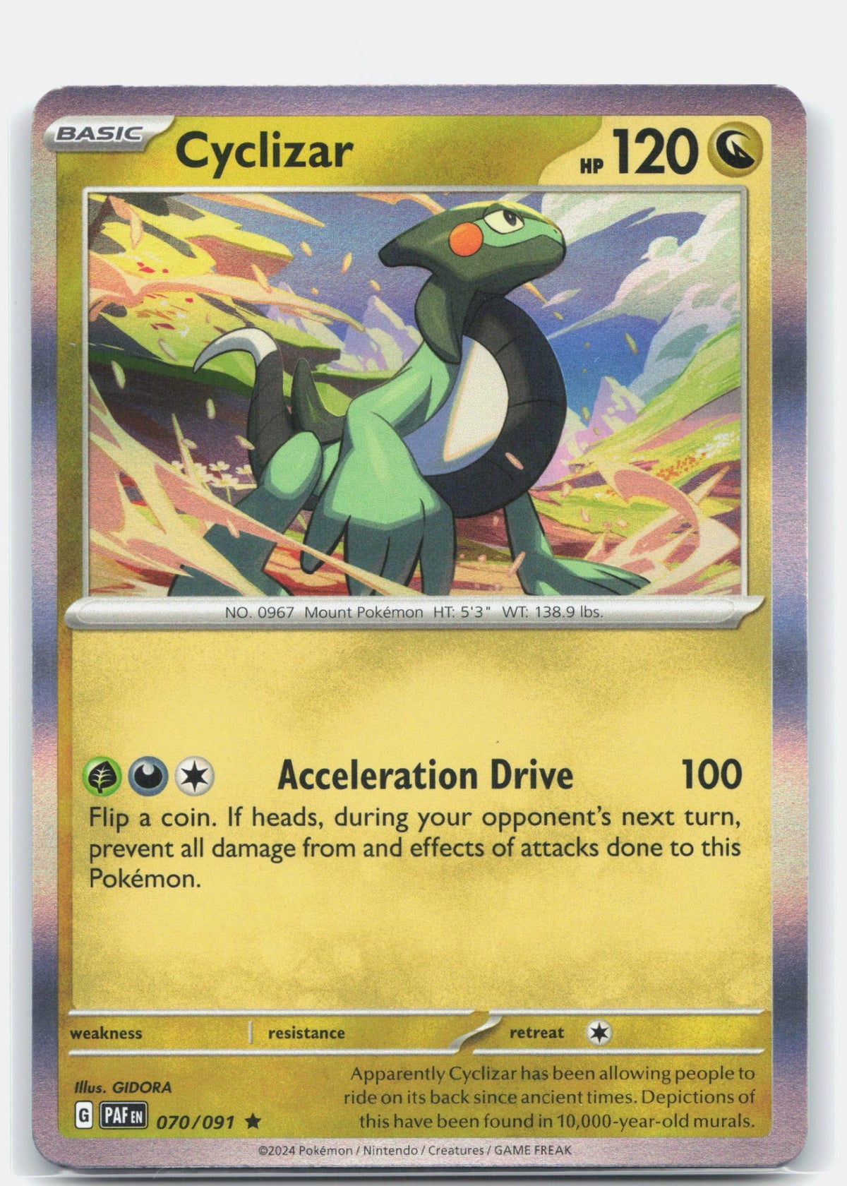 Cyclizar 070 - SV: Paldean Fates - Holofoil