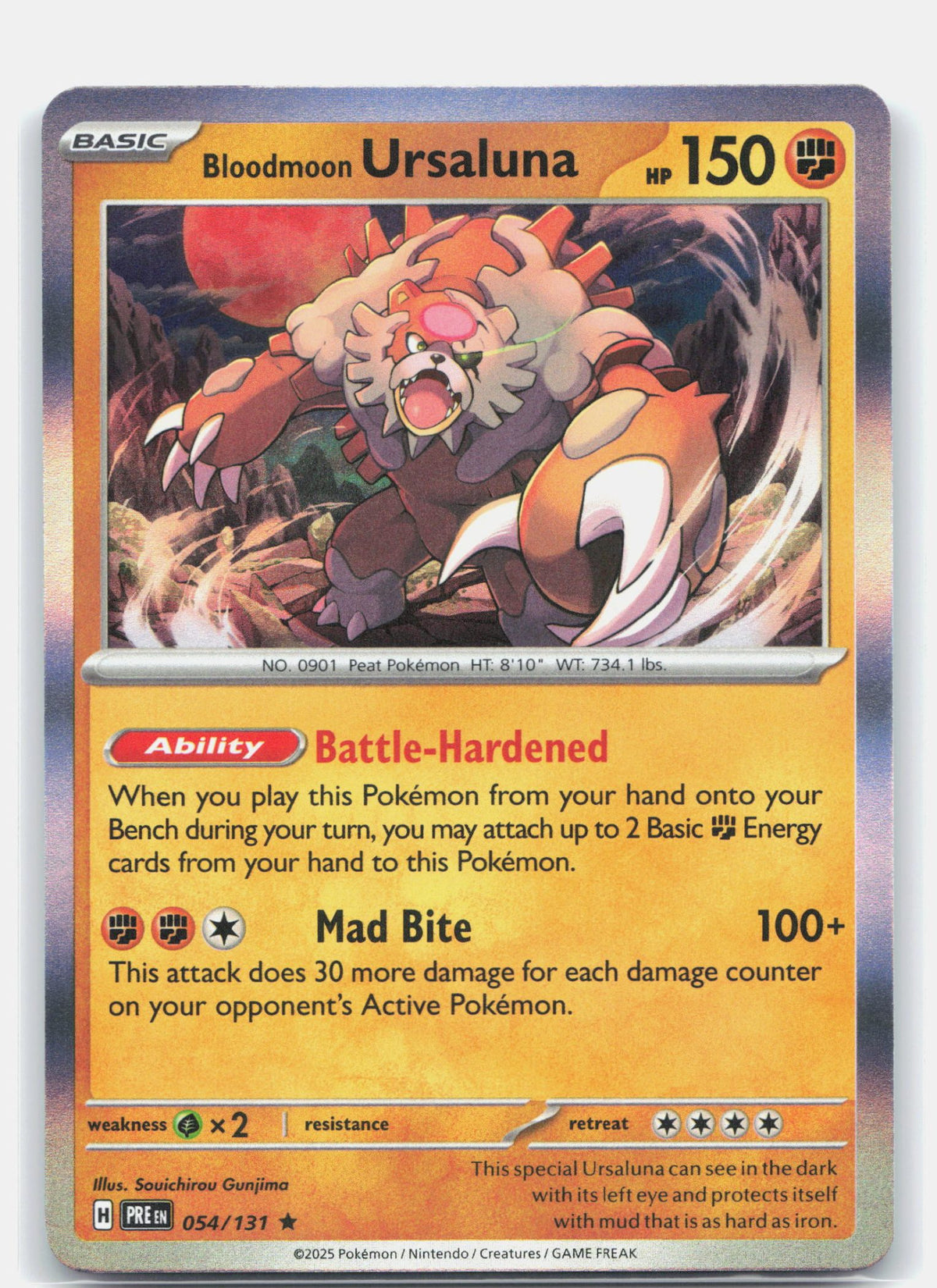 Bloodmoon Ursaluna 054 - SV: Prismatic Evolutions - Holofoil