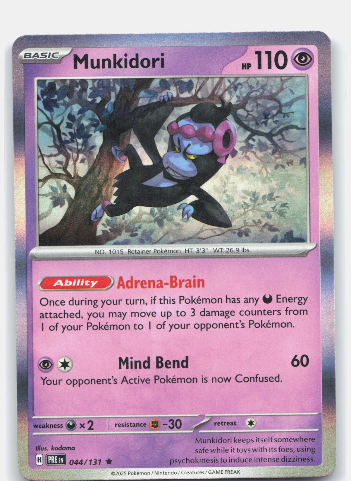 Munkidori 044 - SV: Prismatic Evolutions - Holofoil