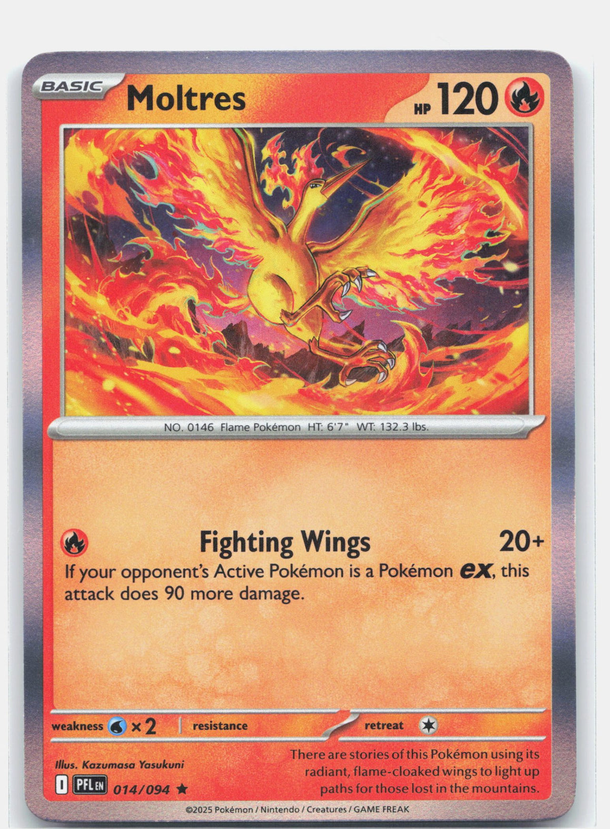 Moltres 014 - ME02: Phantasmal Flames - Holofoil