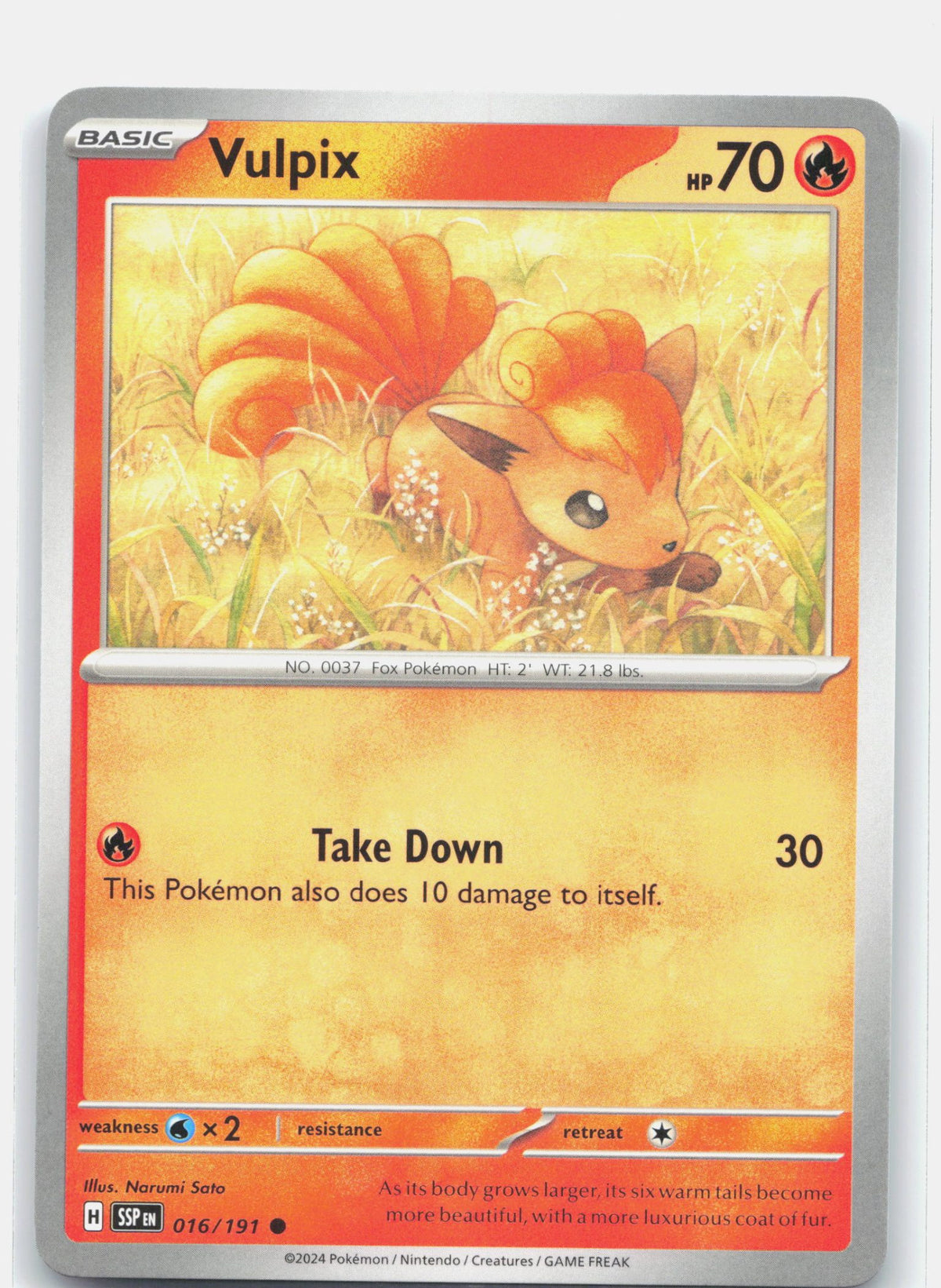 Vulpix 016 - SV08: Surging Sparks