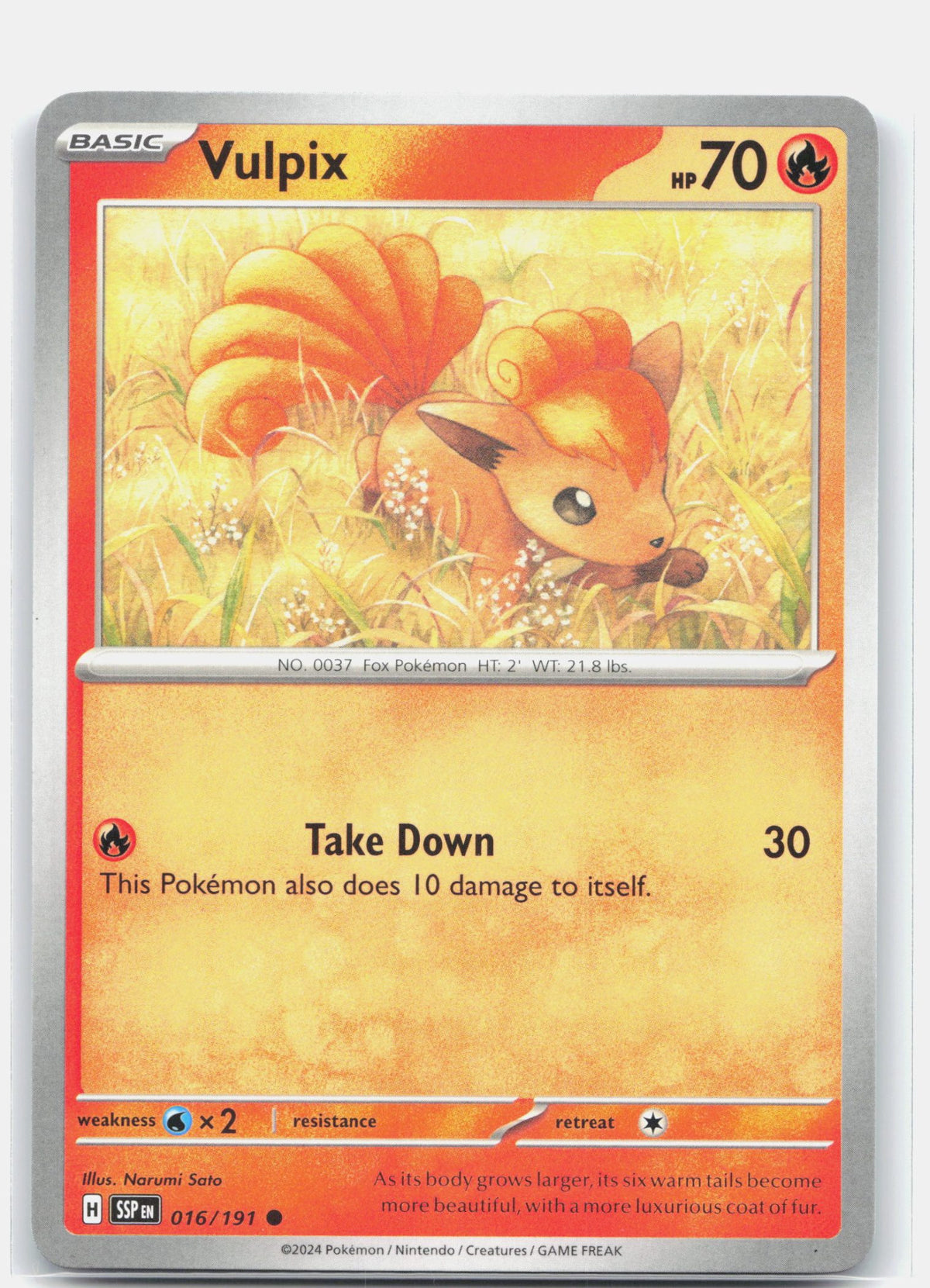 Vulpix 016 - SV08: Surging Sparks