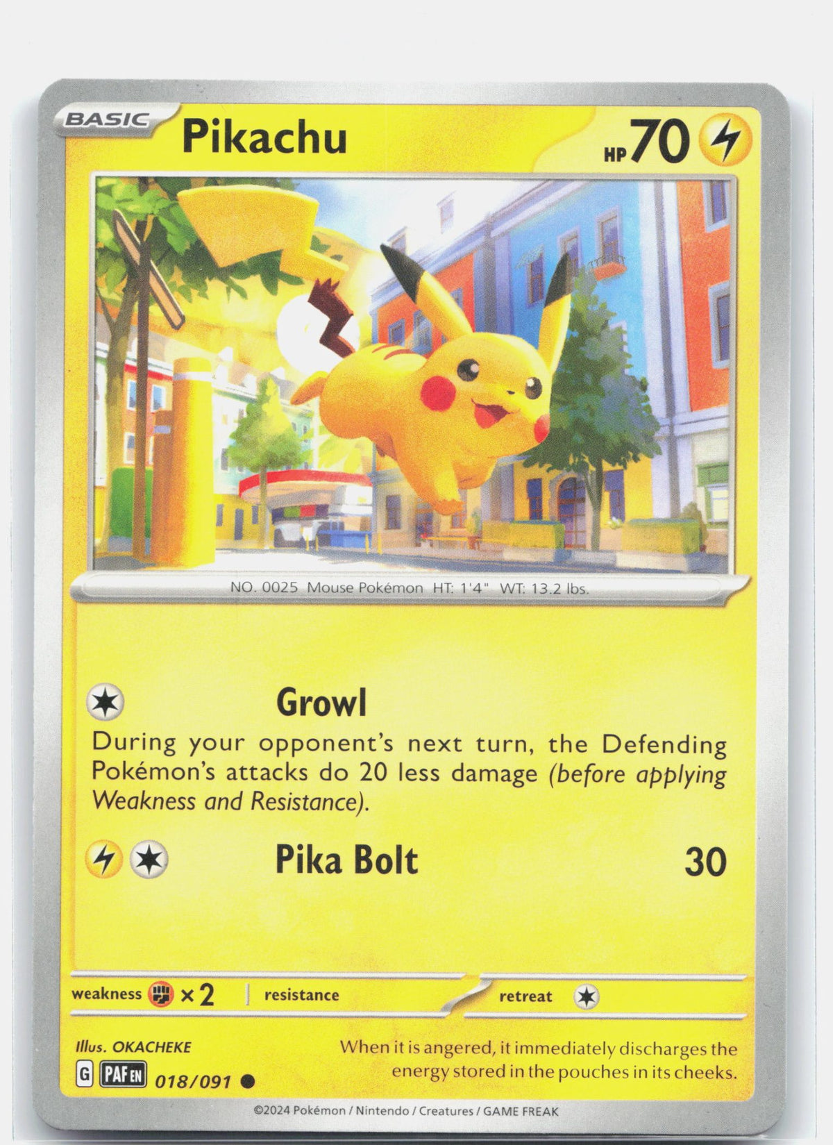 Pikachu - 018/091