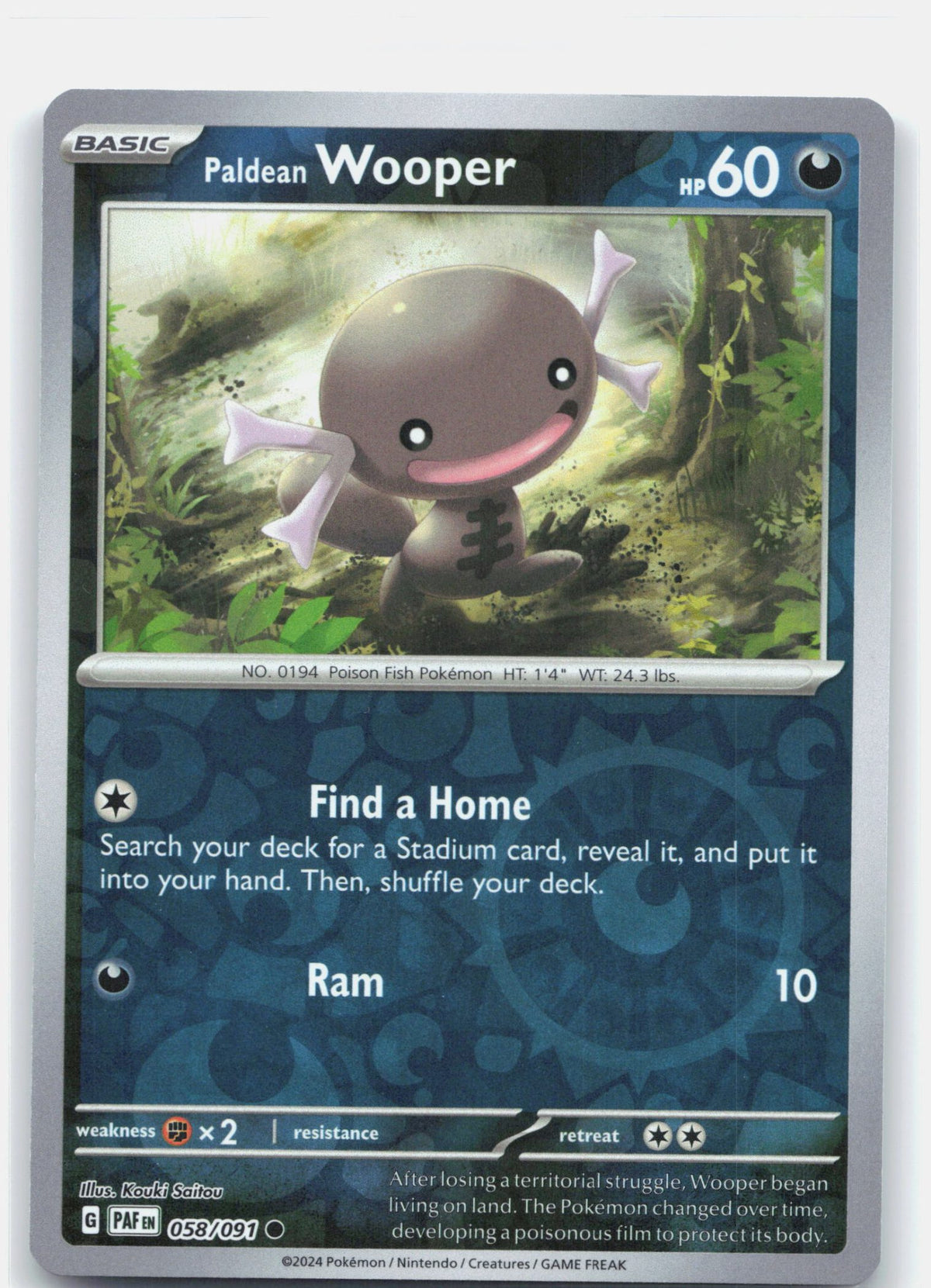 Paldean Wooper - 058/091