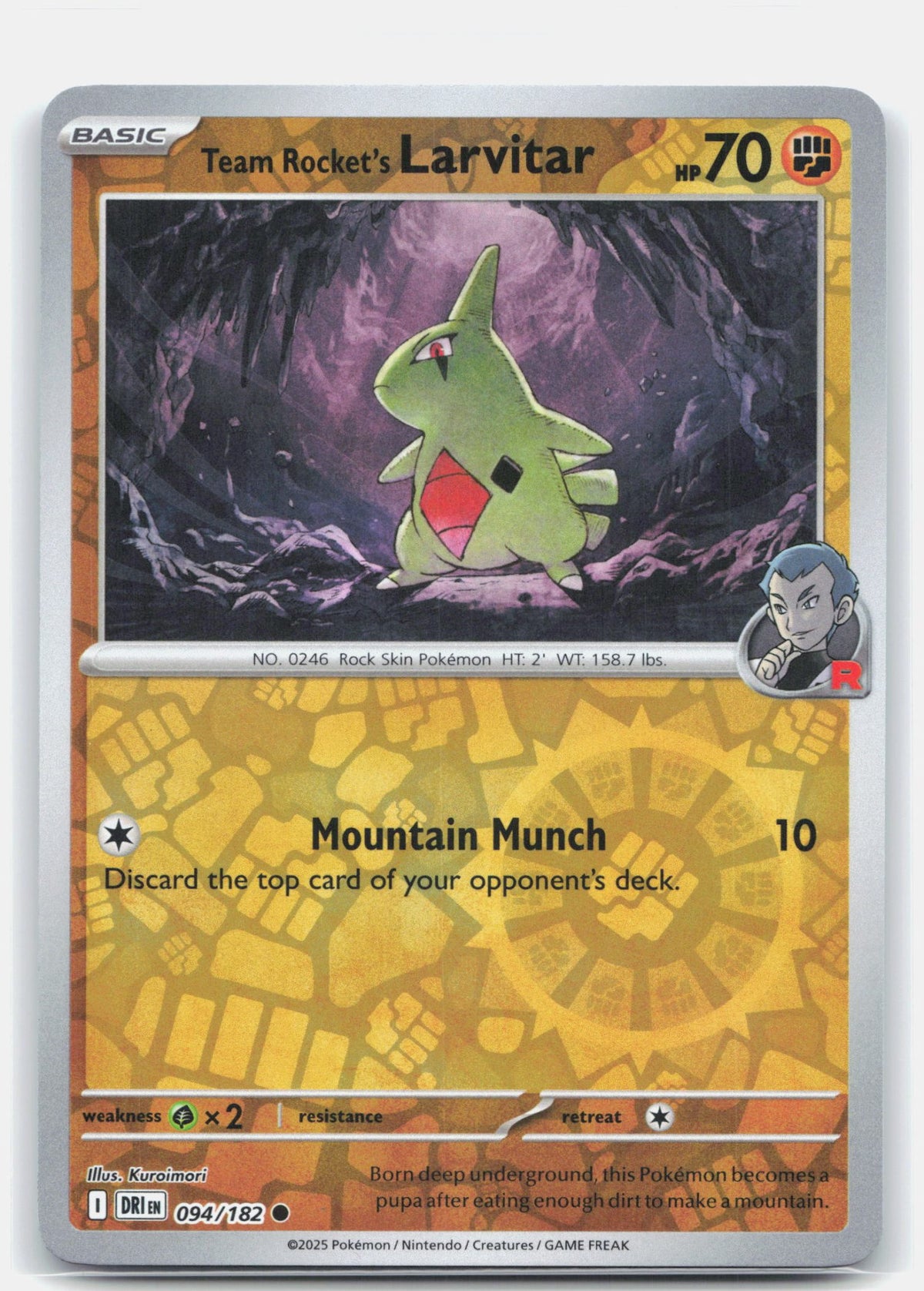 Team Rocket's Larvitar