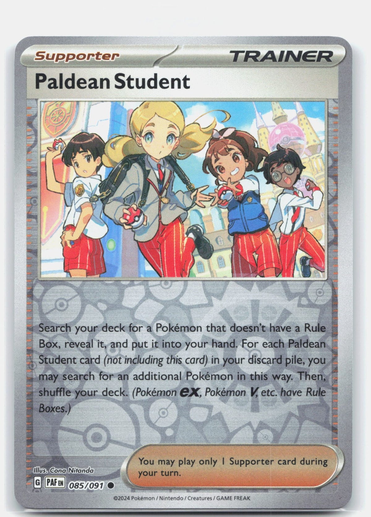Paldean Student - 085/091 | Near Mint