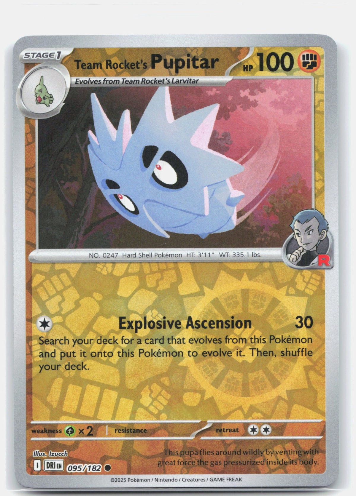 Team Rocket's Pupitar | Near Mint