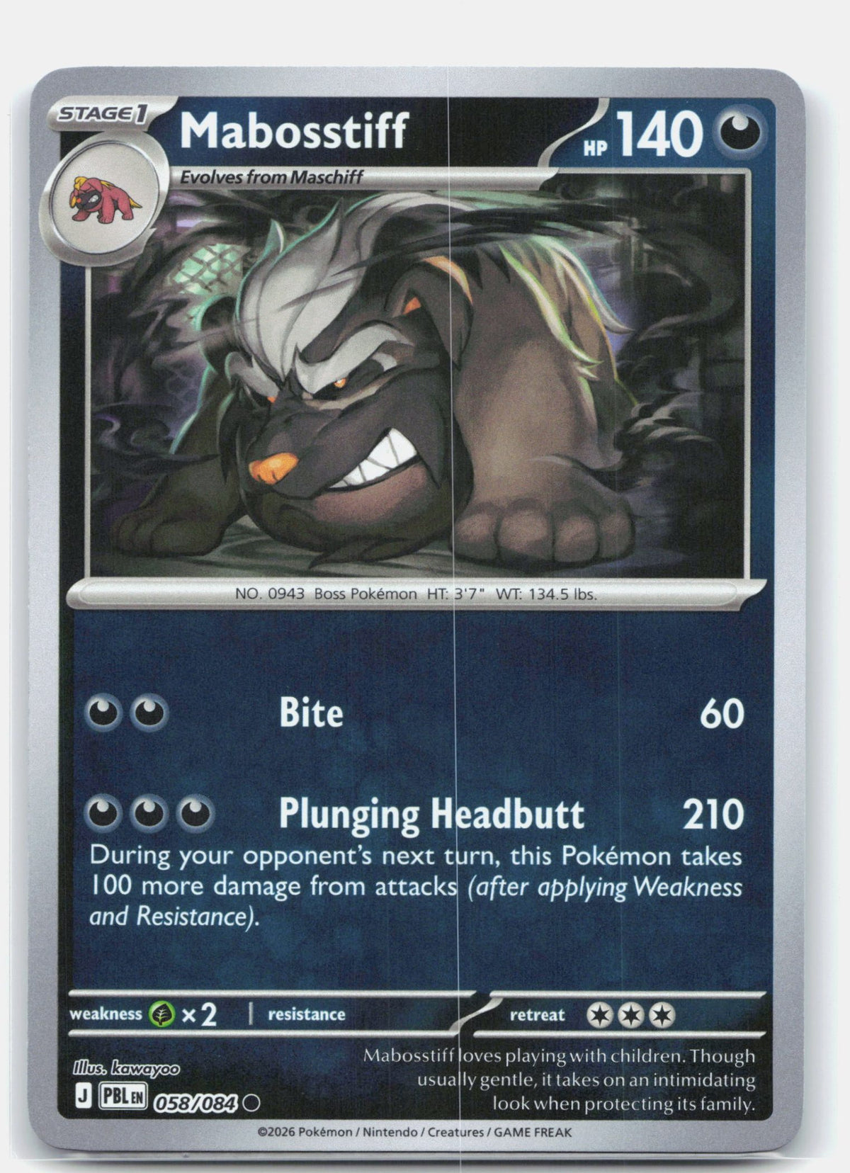 Mabosstiff | Near Mint