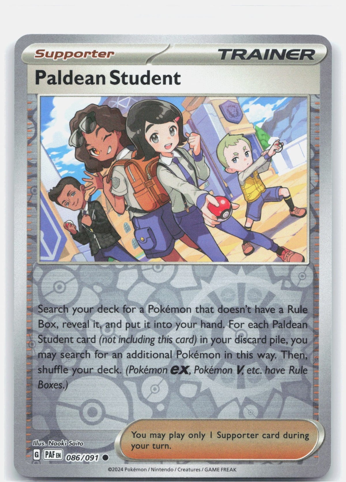 Paldean Student - 086/091 | Near Mint