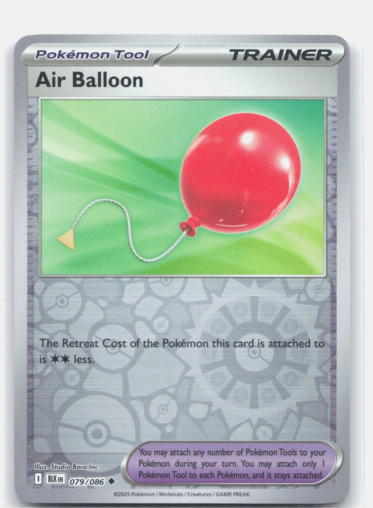 Air Balloon 079 - SV: Black Bolt - Reverse Holofoil