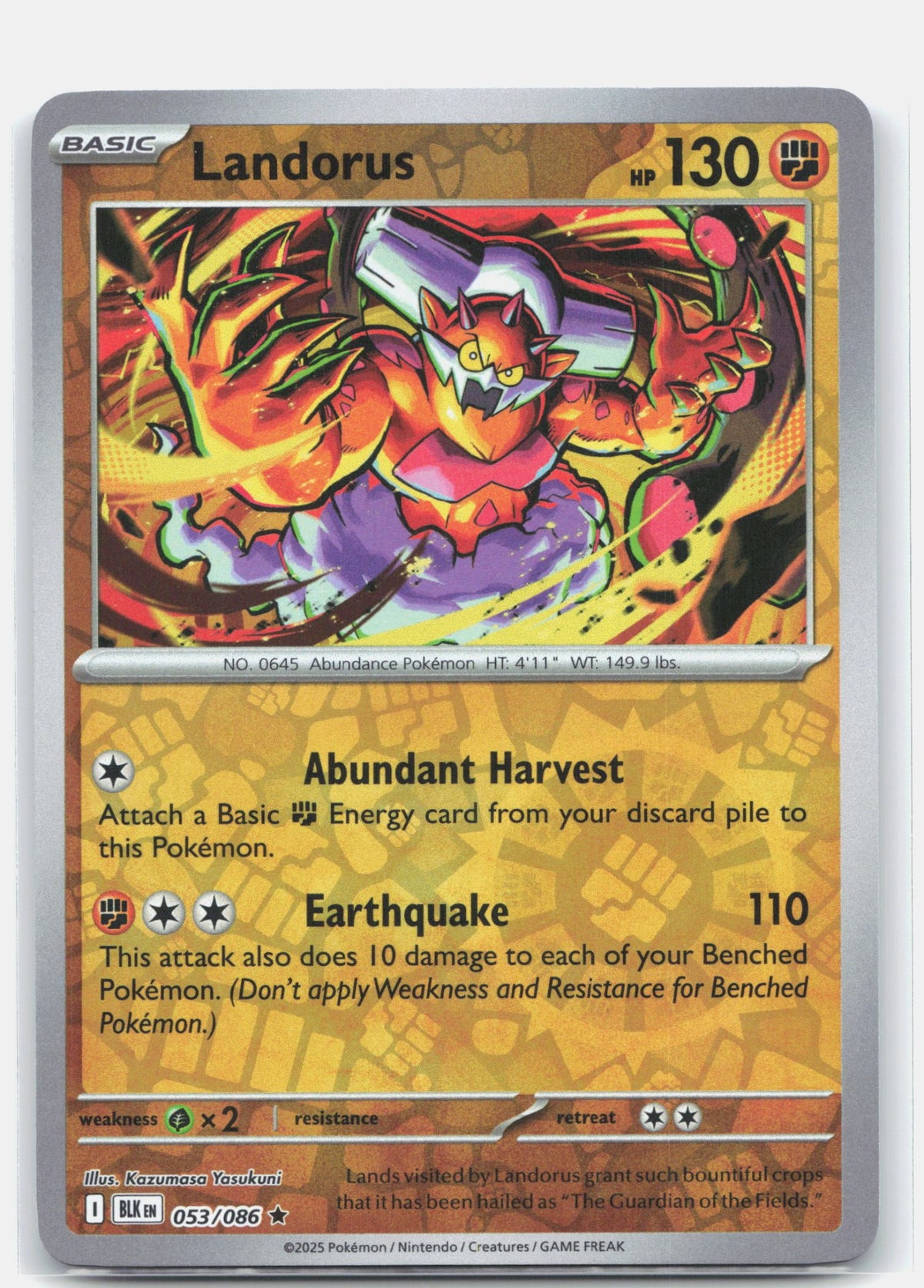 Landorus 053 - SV: Black Bolt - Reverse Holofoil