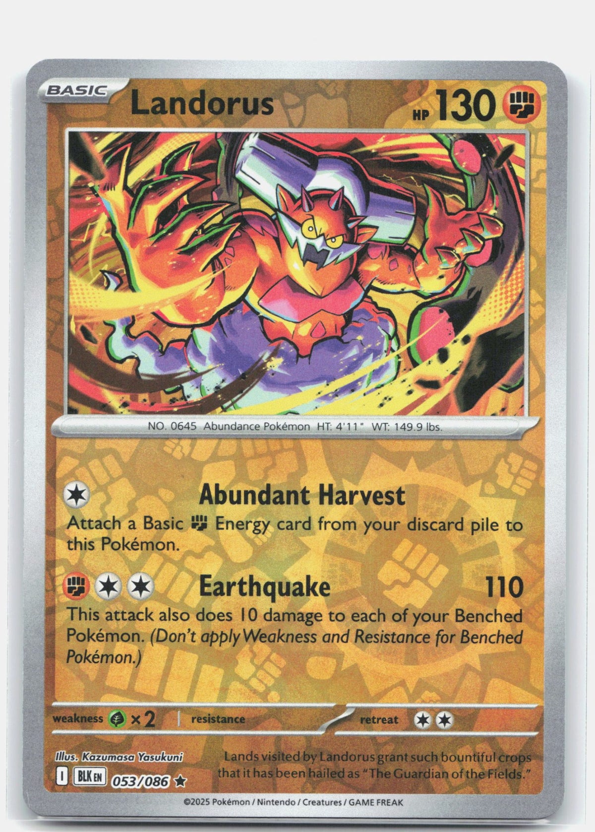 Landorus 053 - SV: Black Bolt - Reverse Holofoil