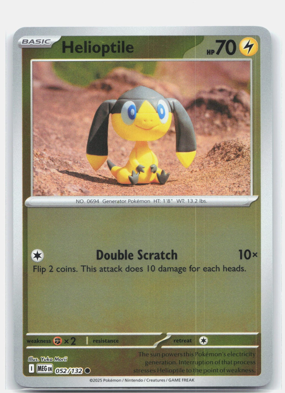 Helioptile 052 - ME01: Mega Evolution - Reverse Holofoil
