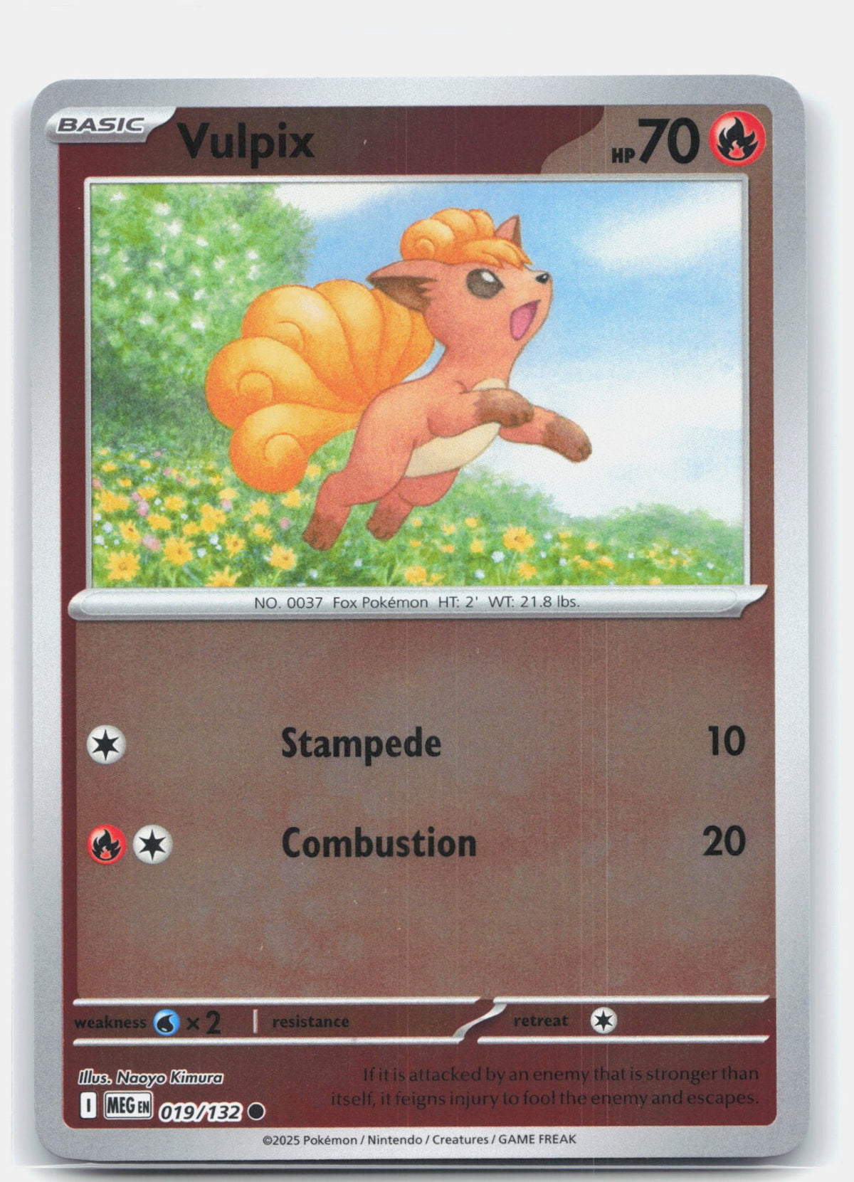Vulpix 019 - ME01: Mega Evolution - Reverse Holofoil