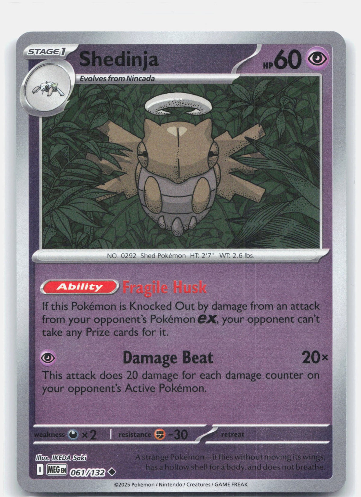 Shedinja - 061/132 | Near Mint