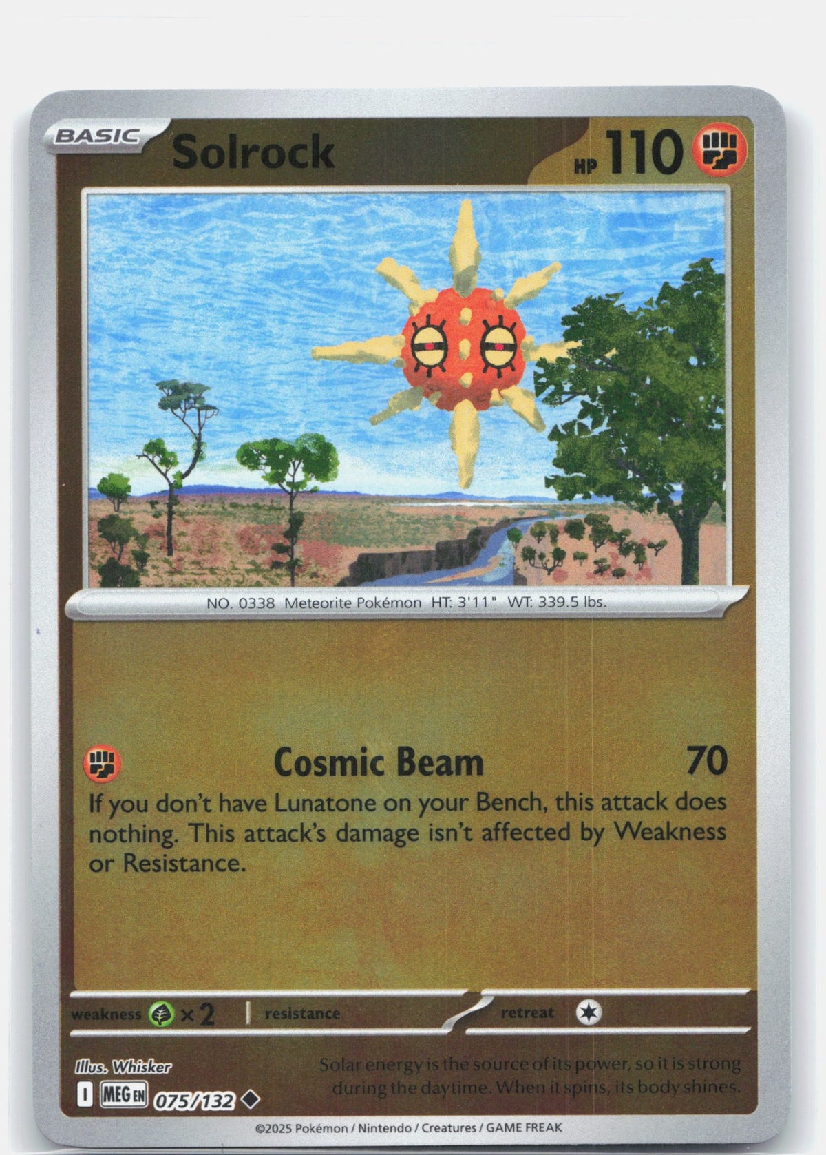 Solrock 075 - ME01: Mega Evolution - Reverse Holofoil
