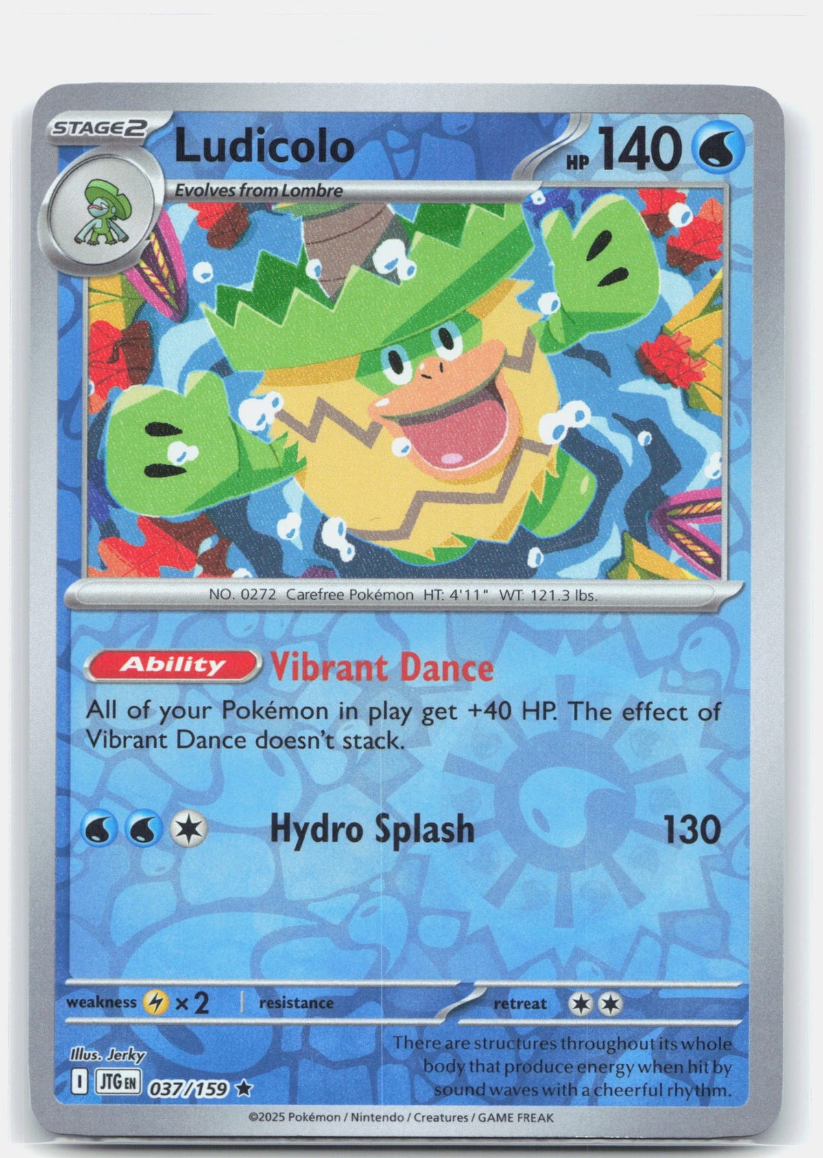 Ludicolo 037 - SV09: Journey Together - Reverse Holofoil
