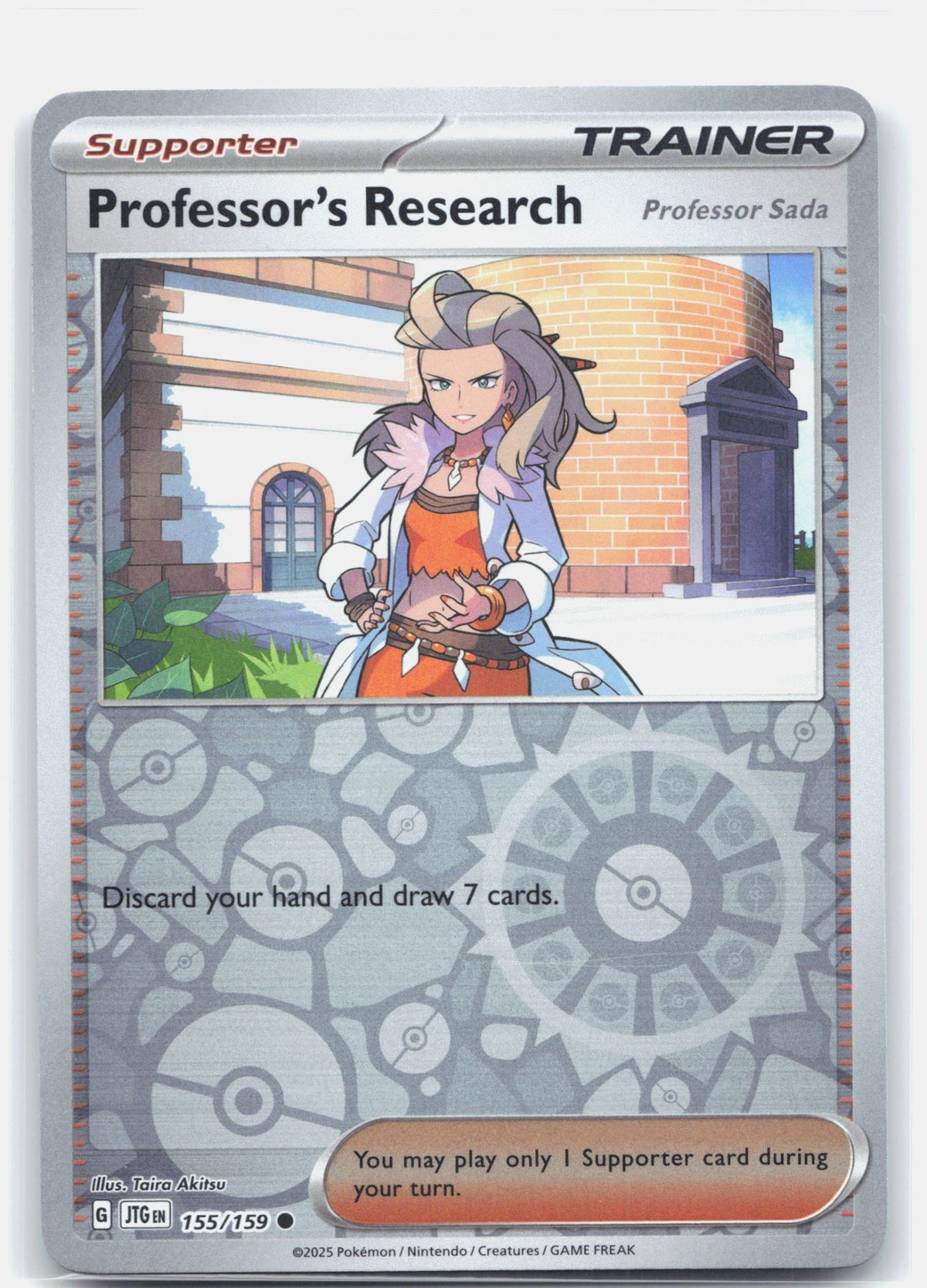 Professor's Research [Professor Sada] 155 - SV09: Journey Together - Reverse Holofoil