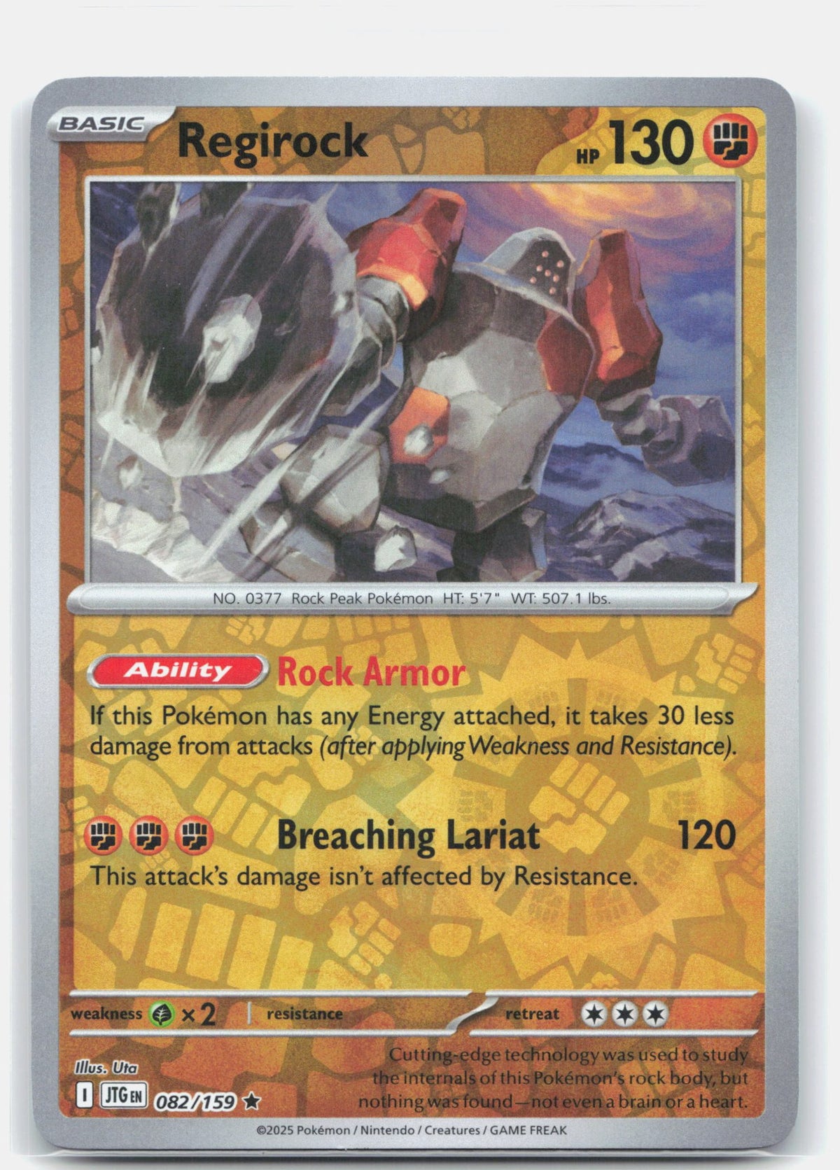 Regirock 082 - SV09: Journey Together - Reverse Holofoil