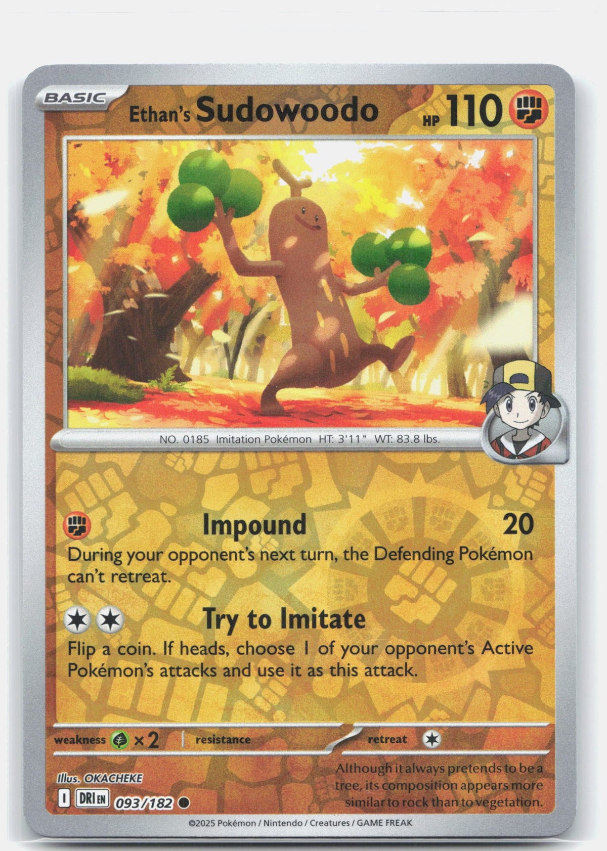 Ethan's Sudowoodo | Near Mint