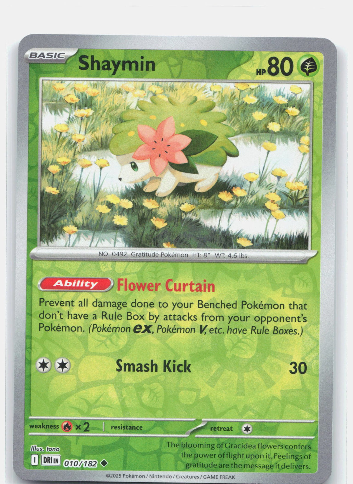 Shaymin 010 - SV10: Destined Rivals - Reverse Holofoil