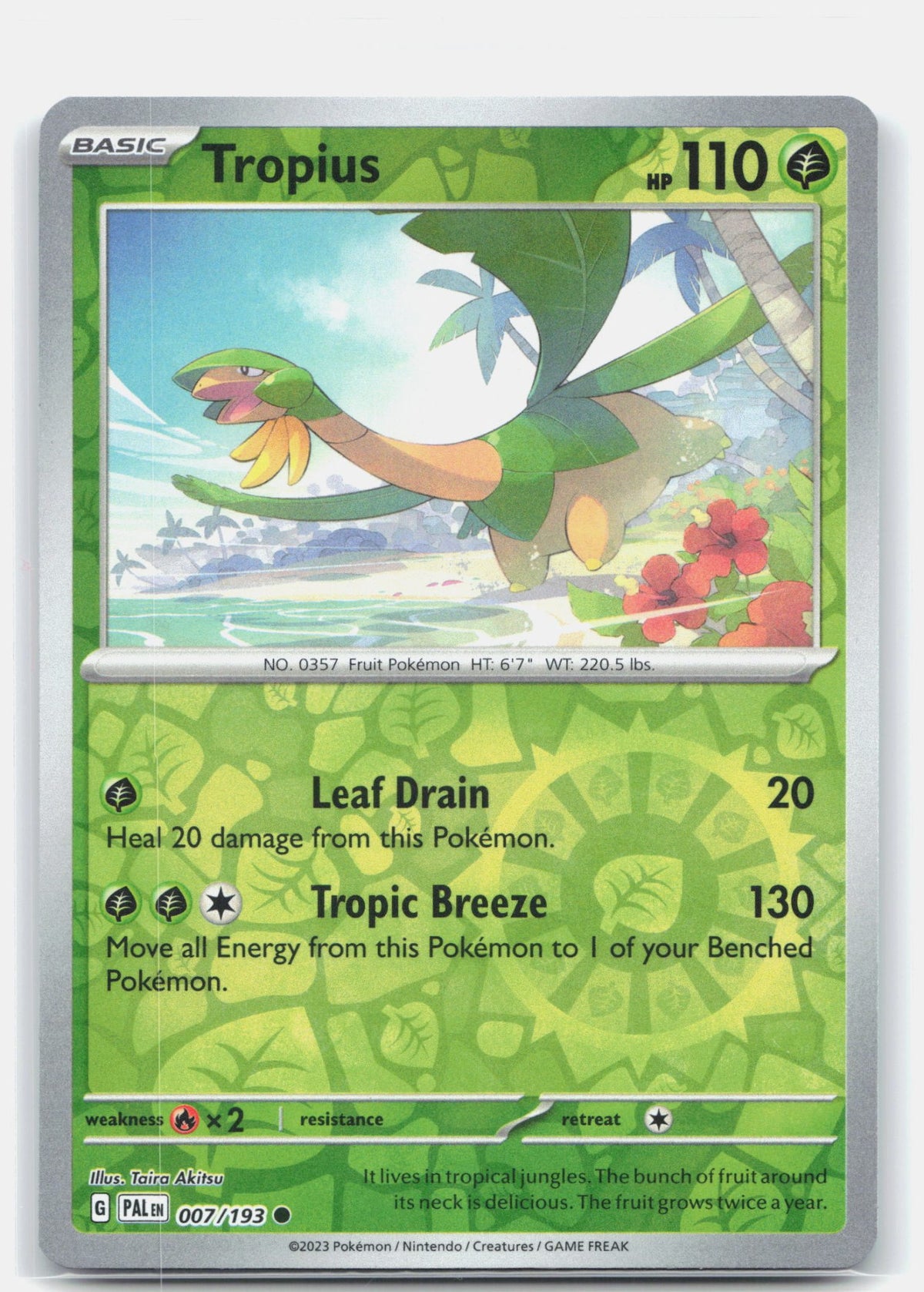 Tropius - 007/193 | Near Mint