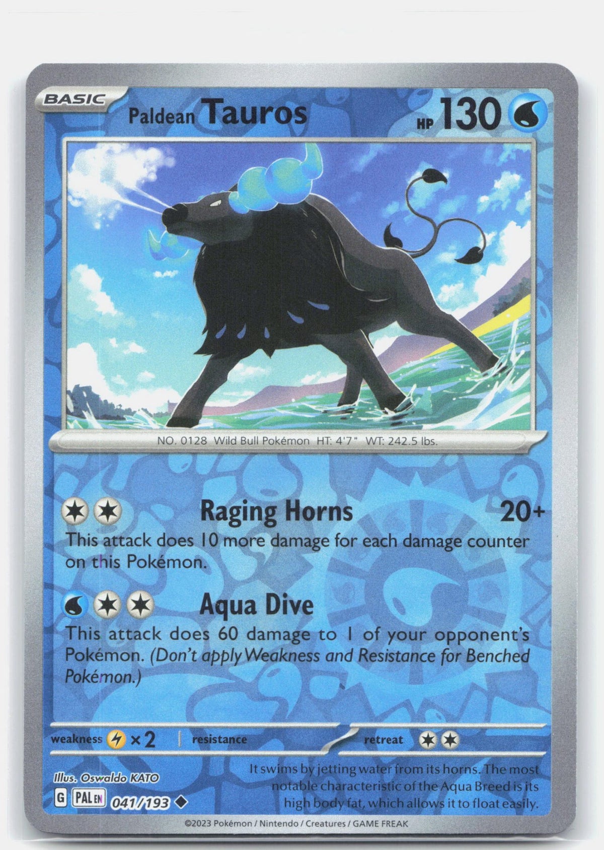 Paldean Tauros - 041/193 | Near Mint